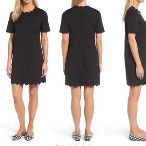 Halogen Scalloped Shift Dress